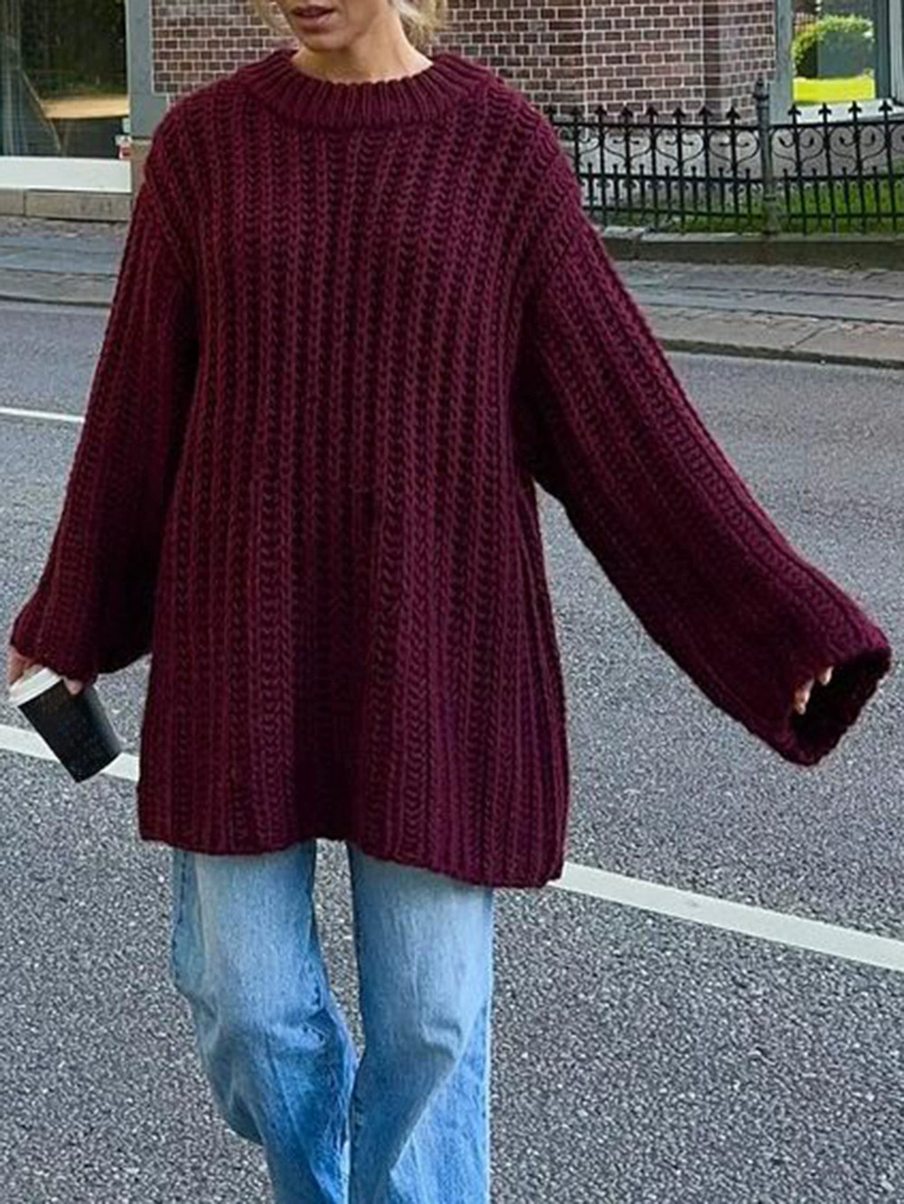 Zara Kaikuo Casual Knit Coat Sweater for Fall Winter
